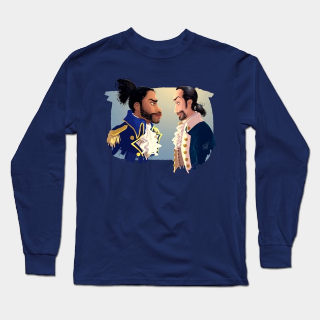 HAMILTON MUSICAL ART Long Sleeve T-Shirt by MeikeARTS